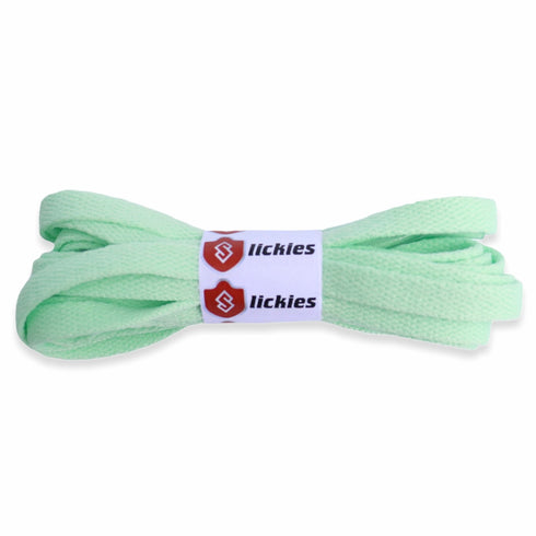 Jordan 1 Laces Basics Flat Thin - Fresh Mint Laces for Air Jordan 1 Patina Brown